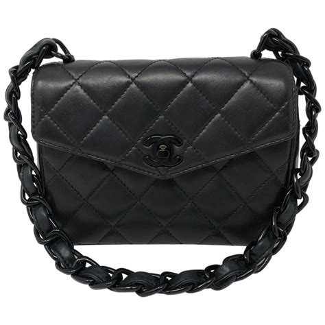 chanel so black mini|large black chanel bag.